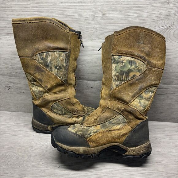 Cabelas Boots Gore Tex Scent Lok Zippered Mens Size 9 Outdoor Hunting Camo main image 12